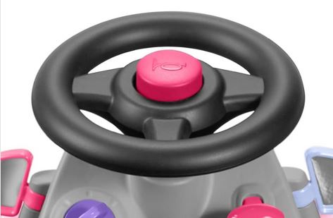 Radio Flyer Pink Creativity Car Walker Ride-on