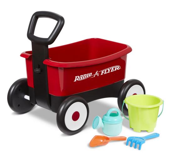 Radio Flyer My First 2 In 1 Wagon With 4 Piece Garden Tools