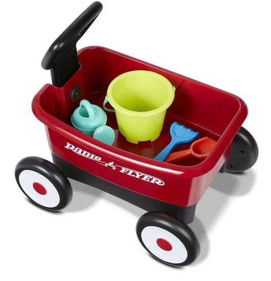 Radio Flyer My First 2 In 1 Wagon With 4 Piece Garden Tools