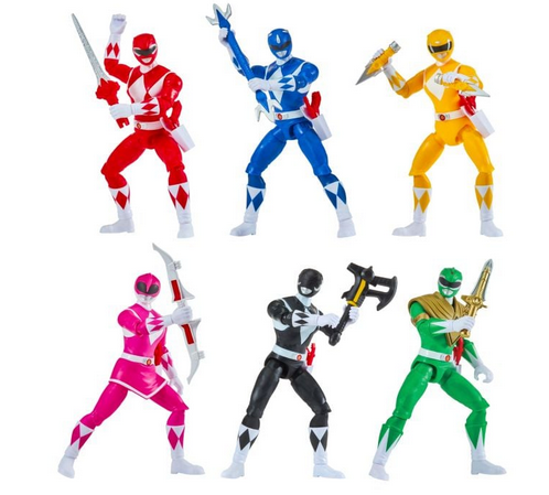 Power Rangers Mighty Morphine Re-ignition 5.25 Basic Figure Collectors 6 Pack 