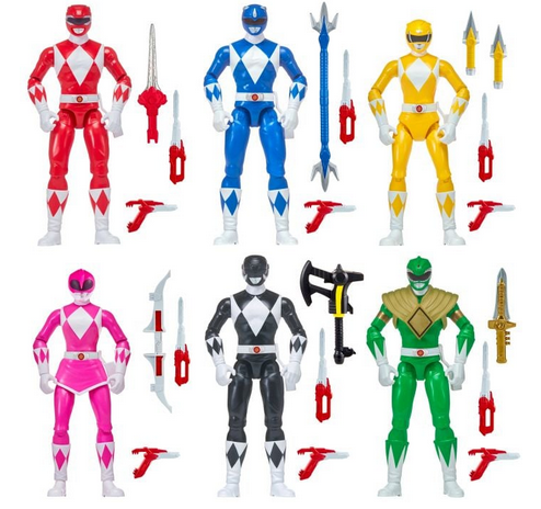 Power Rangers Mighty Morphine Re-ignition 5.25 Basic Figure Collectors 6 Pack 