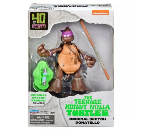 Teenage Mutant Ninja Turtles Original Sketch Donatello Turtle Figure