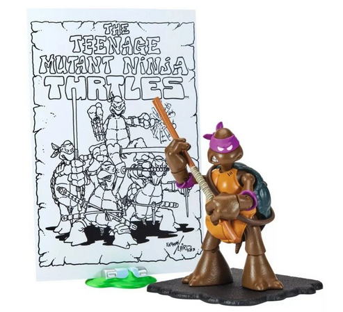 Teenage Mutant Ninja Turtles Original Sketch Donatello Turtle Figure