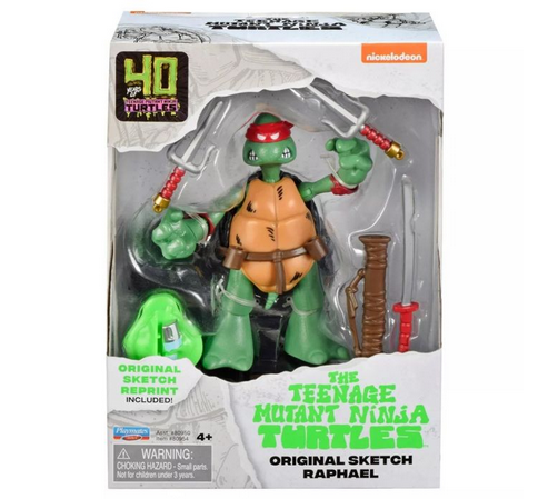 Teenage Mutant Ninja Turtles Original Sketch Raphael Turtle Figure