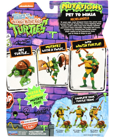 Teenage Mutant Ninja Turtles Mutation Deluxe Figure - Michelangelo