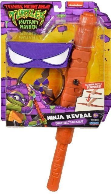 Teenage Mutant Ninja Turtles Mutant Mayhem Donatello's Bo Staff Ninja Reveal