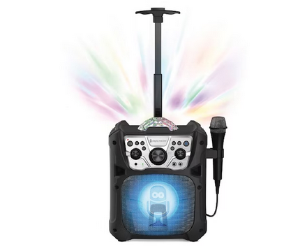 Singing Machine Mini Fiesta Bluetooth + Light Show