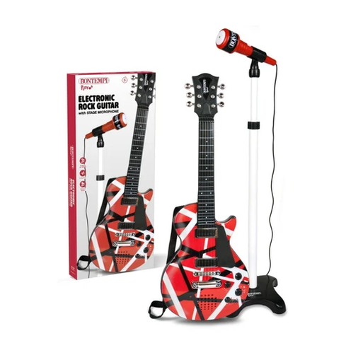 Bontempi Electronic Rock Guitar & Stand Microphone