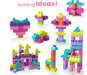 Mega Bloks 80 Pc Big Pink Building Bag 