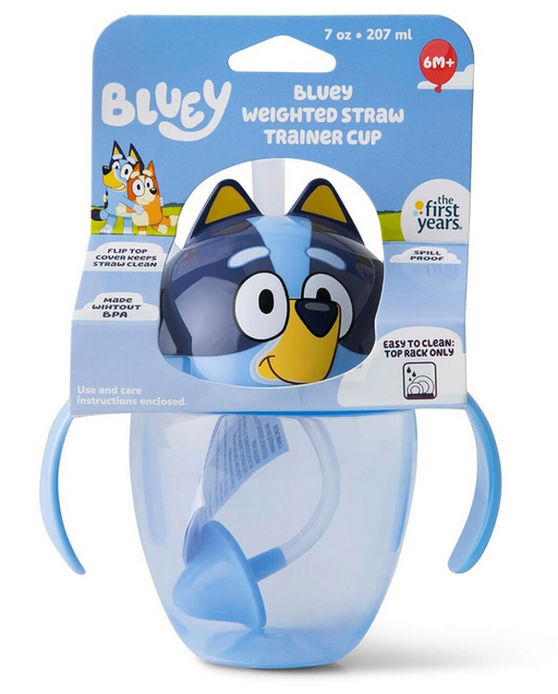 Bluey 7oz Weighted Straw Trainer Cup 1pk