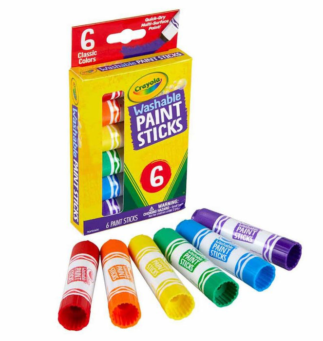 Crayola Washable Paint Srticks 6 Peice