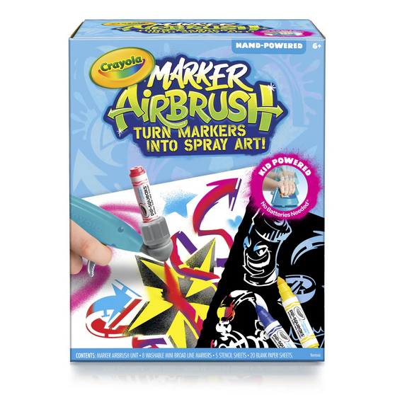 Crayola Marker Airbrusher Hand Powered Kit