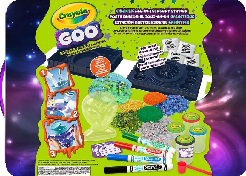 Crayola Goo All In 1 Sensory Galactic Station