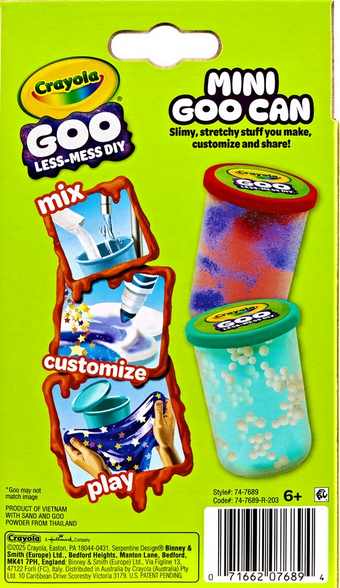 Crayola Goo Mini Goo Cans