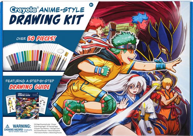 Crayola Anime-style Drawing Kit — ToyWauchope