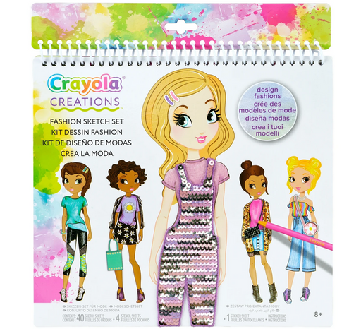 Crayola Creations I Love Fashion Sketch Set