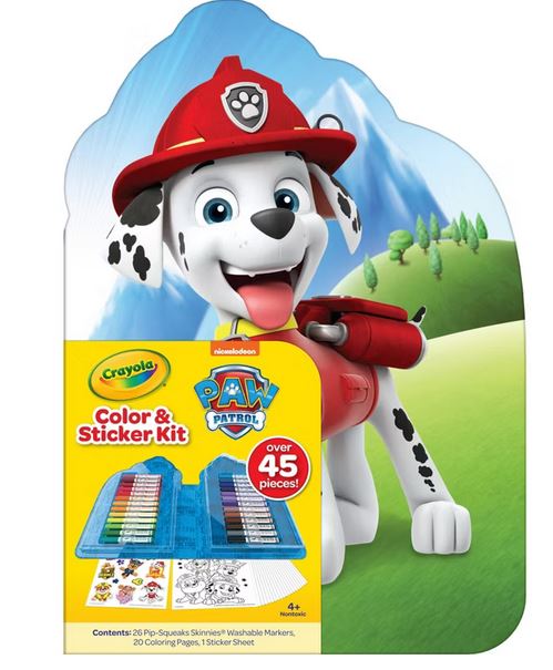 Crayola Clour & Sticker Paw Patrol Kit
