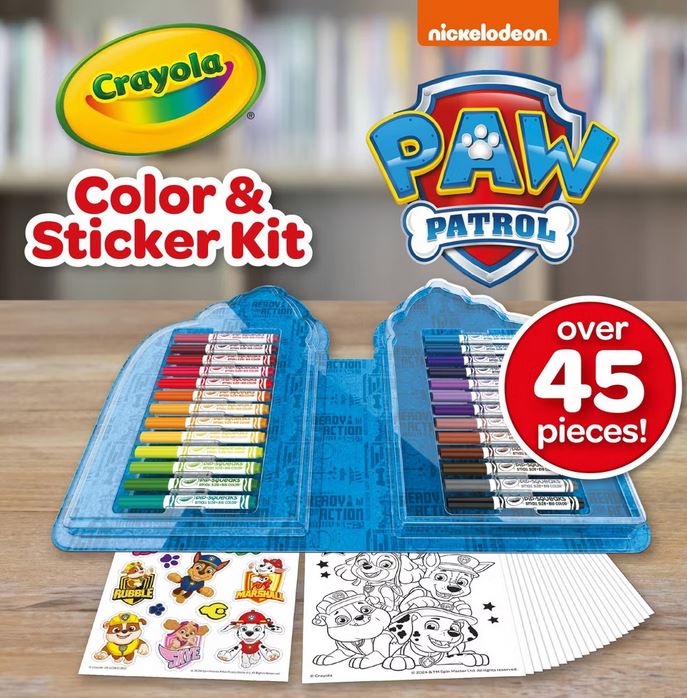 Crayola Clour & Sticker Paw Patrol Kit