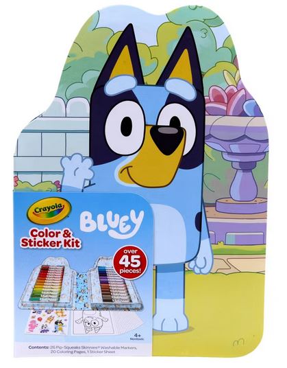 Crayola Colour & Sticker Kit Bluey