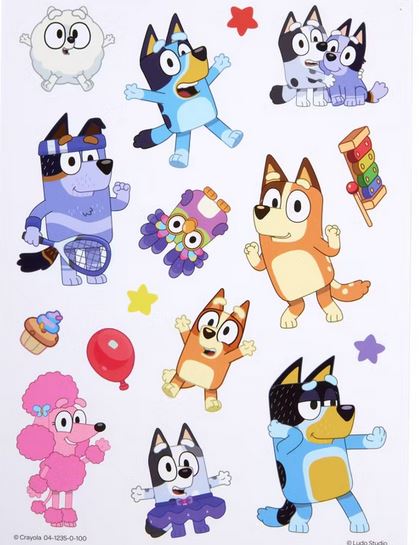 Crayola Colour & Sticker Kit Bluey