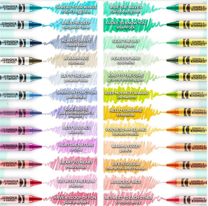 Crayons Colors Of Kindness Pack 24pc