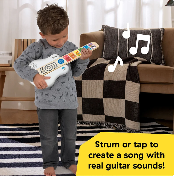 Baby Einstein Hape Rock & Strum Magic Touch Guitar