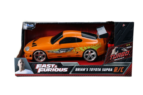 Fast & Furious - 1:24 1995 Toyota Supra Orange Rc Car