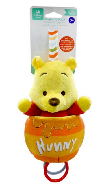 Winnie The Pooh Pull Down Honey Pot Ziggle Toy