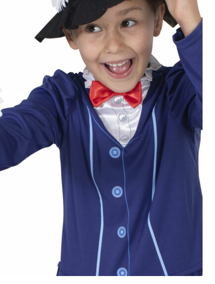Rubies Mary Poppins Costume Size 5-6yrs (height 110cm=116cm)