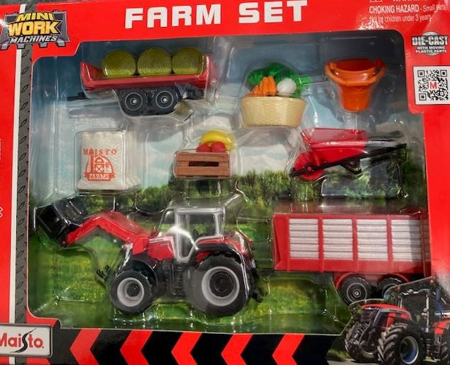 Maisto Mini Works Machines Farm Playsets Assorted