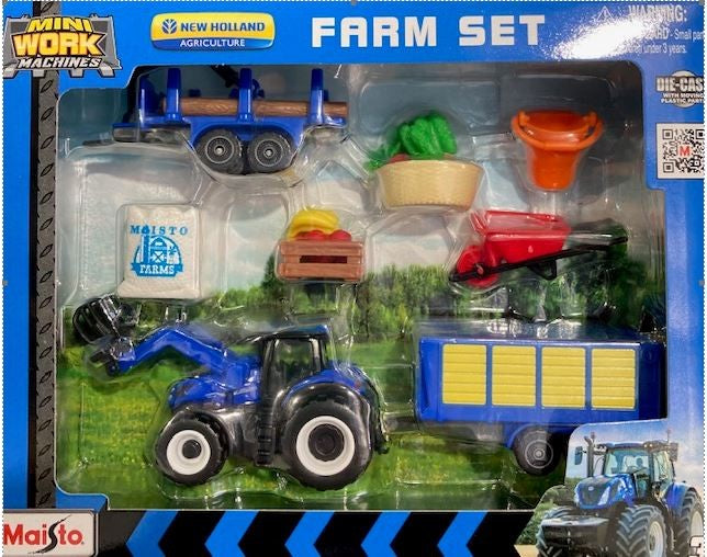 Maisto Mini Works Machines Farm Playsets Assorted