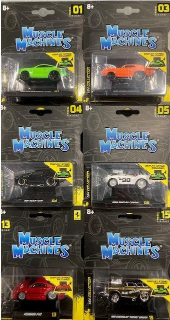 Maisto Muscle Machine Cars 1.64 Scale Assorted