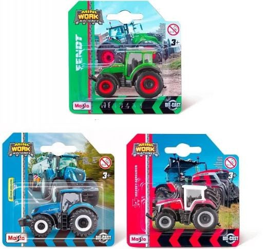 Maisto Mini Work Machines Farm Tractor Assorted