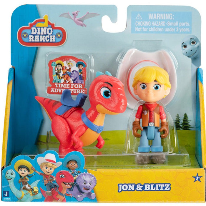 Dino Ranch Jon & Blitz 2 Figure Pack