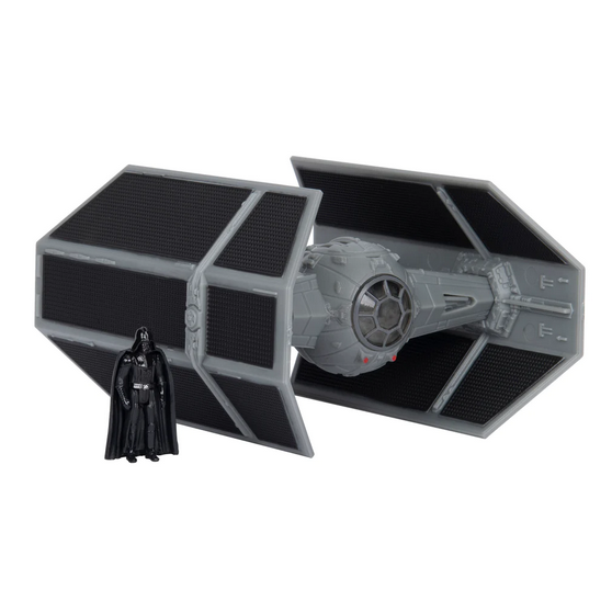 Star Wars Micro Galaxy Squadron 5 Inch Vehicle & Figure #0016 Darth Vader's Tie Advanced