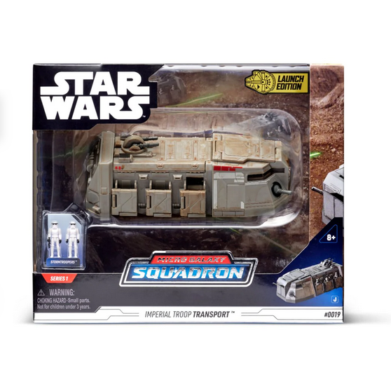 Star Wars Micro Galaxy Squadron 6 Inch Vehicle & Figure #0019 Imperial Troop Transport