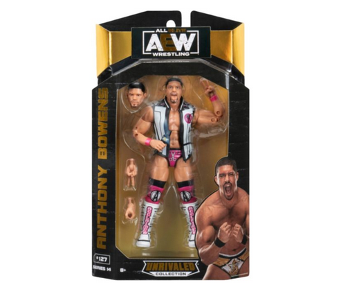 Aew Unrivaled Collection Anthony Bowens #127 Wrestling Figure