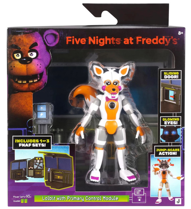 Five Nights At Freddy's Lolbit With Primary Control Module Figure Set