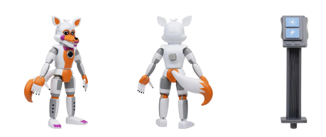 Five Nights At Freddy's Lolbit With Primary Control Module Figure Set