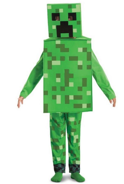 Minecraft Creeper Costume Size Medium Ages:7-8 Yrs