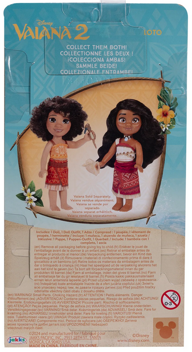 Disney Moana 2 Little Sis Simea Doll With Pua