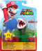 Super Mario Piranha Plant With Super Star 4" Figure