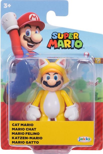 Nintendo Super Mario 2.5" Cat Mario Figure