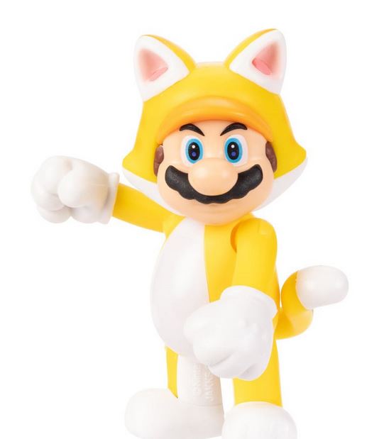 Nintendo Super Mario 2.5" Cat Mario Figure