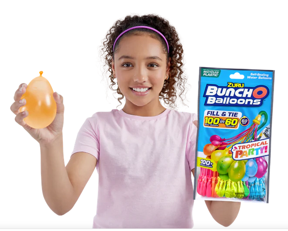 Bunch O Balloons Neon Splash 3 Pack Foilbag