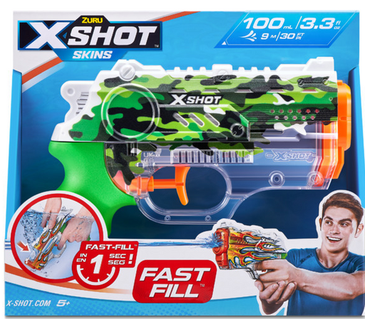 Zuru X-shot Skins Nano Water Blaster Green