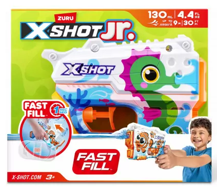 Zuru X-shot Fast Fill Jnr Water Balster Seahorse