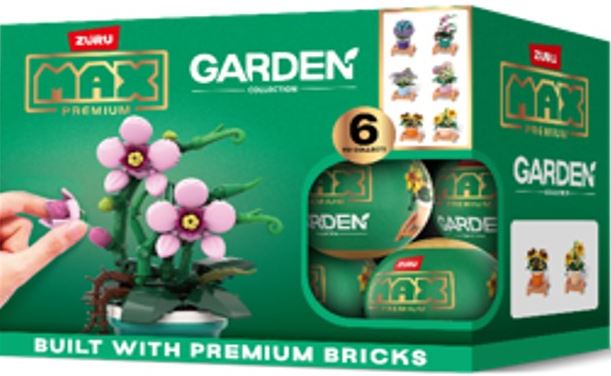 Zuru Max Garden Pot Brick Build 