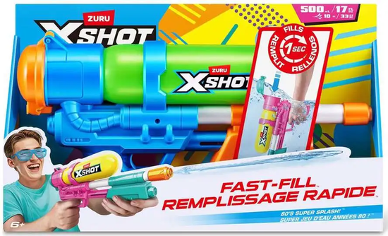 Zuru Xshot Fast Fill Blaster - Green/blue