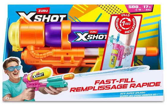 Zuru Xshot Fast Fill Retro - Purple & Orange